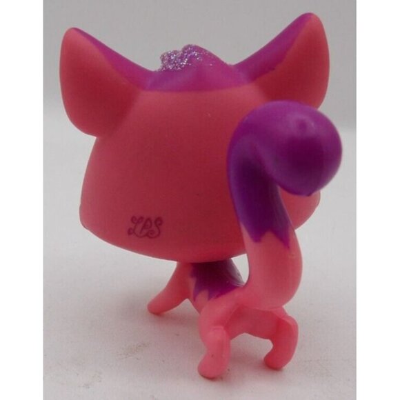 Littlest Pet Shop Pink & Purple Glitter Kitty #A 2132 32051 - Picture 3 of 5